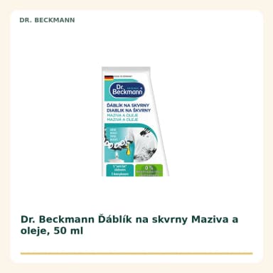 Dr. Beckmann Ďáblík na skvrny Maziva a oleje, 50 ml