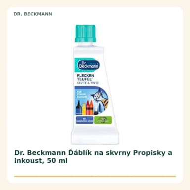 Dr. Beckmann Ďáblík na skvrny Propisky a inkoust, 50 ml
