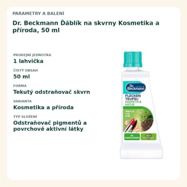 Dr. Beckmann Ďáblík na skvrny Kosmetika a příroda, 50 ml
