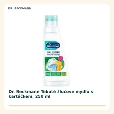 Dr. Beckmann Tekuté žlučové mýdlo s kartáčkem, 250 ml