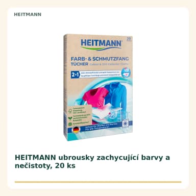 HEITMANN obrúsky zachycující barvy a nečistoty, 20 ks