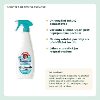 Chanteclair Elimina Odori odmašťovač proti zápachu, 600 ml