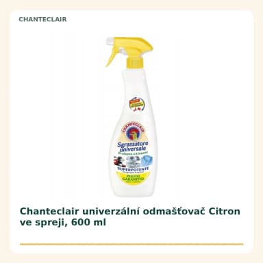 Chanteclair univerzálne odmašťovač citron, 600 ml