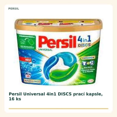 Persil Universal 4in1 DISCS prací kapsle, 16 ks