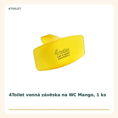 4Toilet vonná závěska na WC Mango, 1 ks