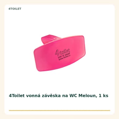 4Toilet vonná záveska na WC Meloun, 1 ks