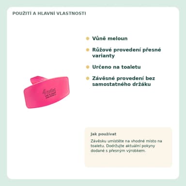 4Toilet vonná záveska na WC Meloun, 1 ks