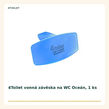 4Toilet vonná závěska na WC Oceán, 1 ks