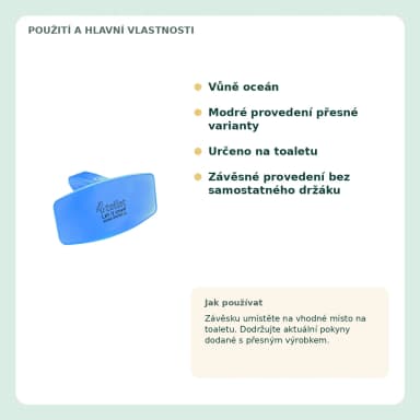 4Toilet vonná závěska na WC Oceán, 1 ks