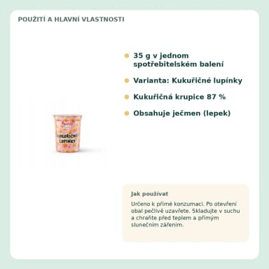 Freddie Funny kukuričné lupínky, 35 g