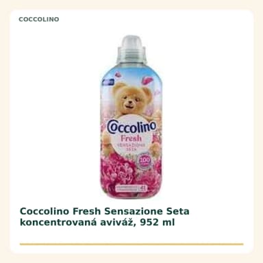 Coccolino Fresh Sensazione Seta koncentrovaná aviváž, 952 ml