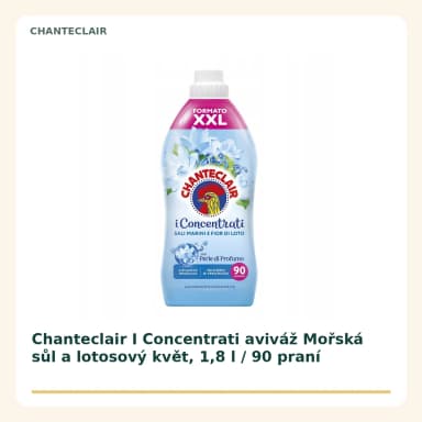Chanteclair I Concentrati aviváž Mořská soľ a lotosový květ, 1,8 l / 90 praní