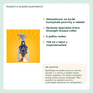 Astonish Specialist Extra Strength odmašťovač, 750 ml