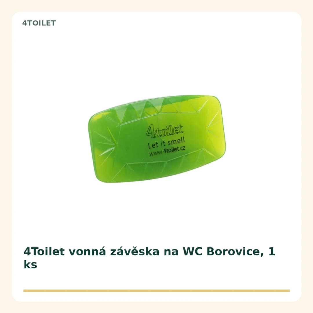 4Toilet vonná závěska na WC Borovice, 1 ks