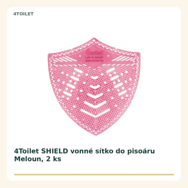 4Toilet SHIELD vonné sítko do pisoáru Meloun, 2 ks
