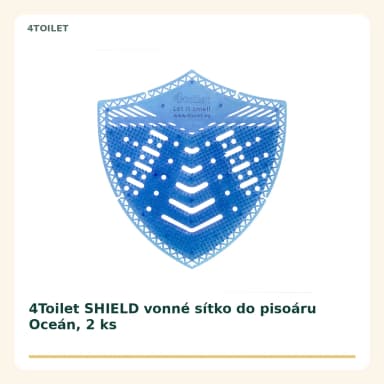 4Toilet SHIELD vonné sítko do pisoáru Oceán, 2 ks