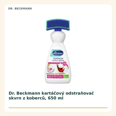 Dr. Beckmann kartáčový odstraňovač skvrn z koberců, 650 ml