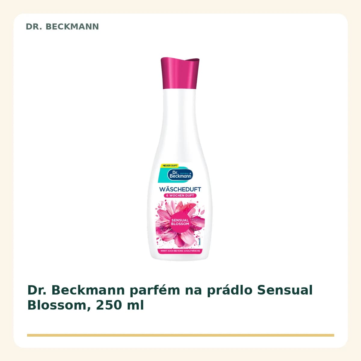 Dr. Beckmann parfém na prádlo Sensual Blossom, 250 ml