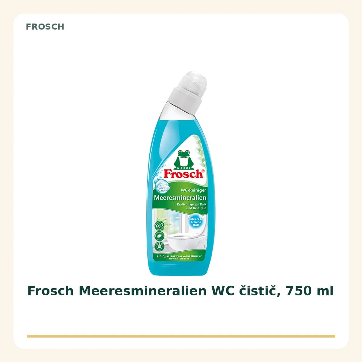 Frosch Meeresmineralien WC čistič, 750 ml