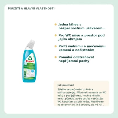 Frosch Meeresmineralien WC čistič, 750 ml