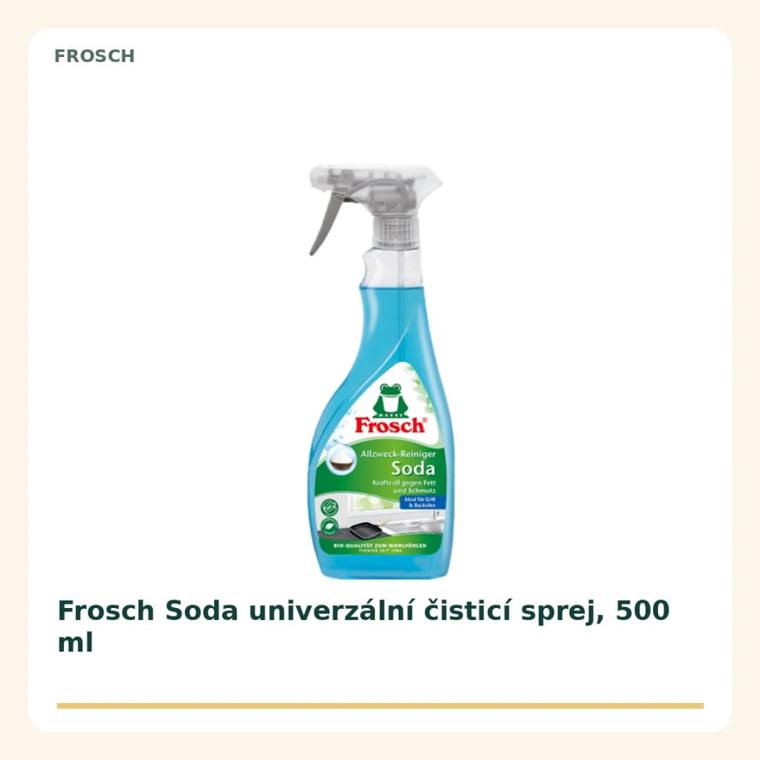 Frosch Soda univerzální čisticí sprej, 500 ml