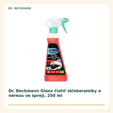 Dr. Beckmann Glanz čistič sklokeramiky a nerezu ve spreji, 250 ml