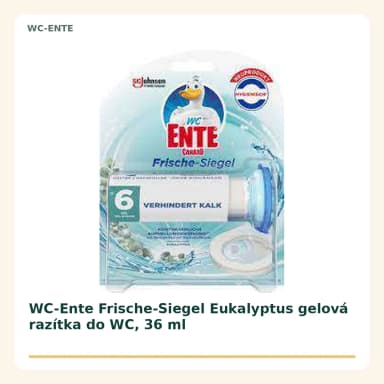WC-Ente Frische-Siegel Eukalyptus gelová razítka do WC, 36 ml