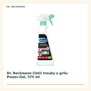 Dr. Beckmann čistič trouby a grilu Power-Gel, 375 ml