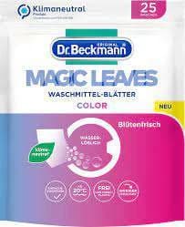 DR BECKMANN MAGIC LEAVES 25szt COLOR DE - DETERGENT DO PRANIA W LISTKACH