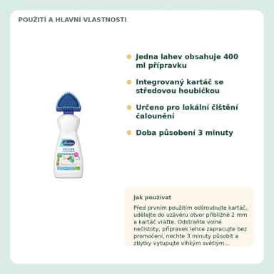 Dr. Beckmann kartáčový odstraňovač skvrn z čalounění, 400 ml