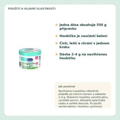 Dr. Beckmann univerzální čisticí kámen se houbičkou, 550 g