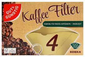G&G KAFFEEFILTER GR4 120 SZT DE - FILTRY DO EKSPRESÓW CIŚNIENIOWYCH