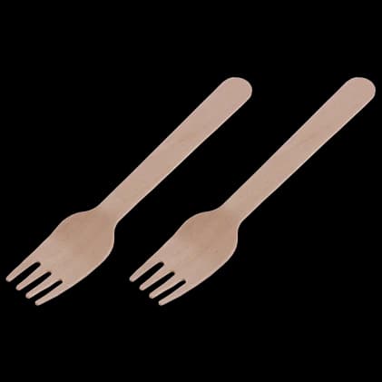 Vidlička ze dřeva 16cm (10ks)