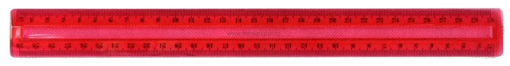 Pravítko ohebné 30 cm, barevné