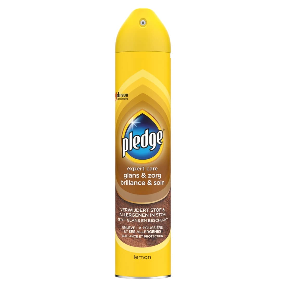 Pledge Expert Care Lemon sprej na dřevěný nábytek, 300 ml