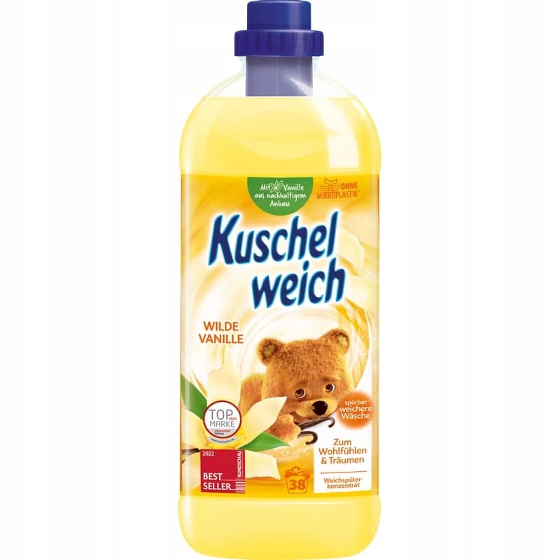 Kuschelweich koncentrovaná aviváž Wilde Vanille, 1 l / 38 praní