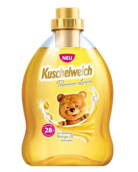Kuschelweich koncentrovaná aviváž Premium Luxury Moringa Oil, 750 ml / 28 praní