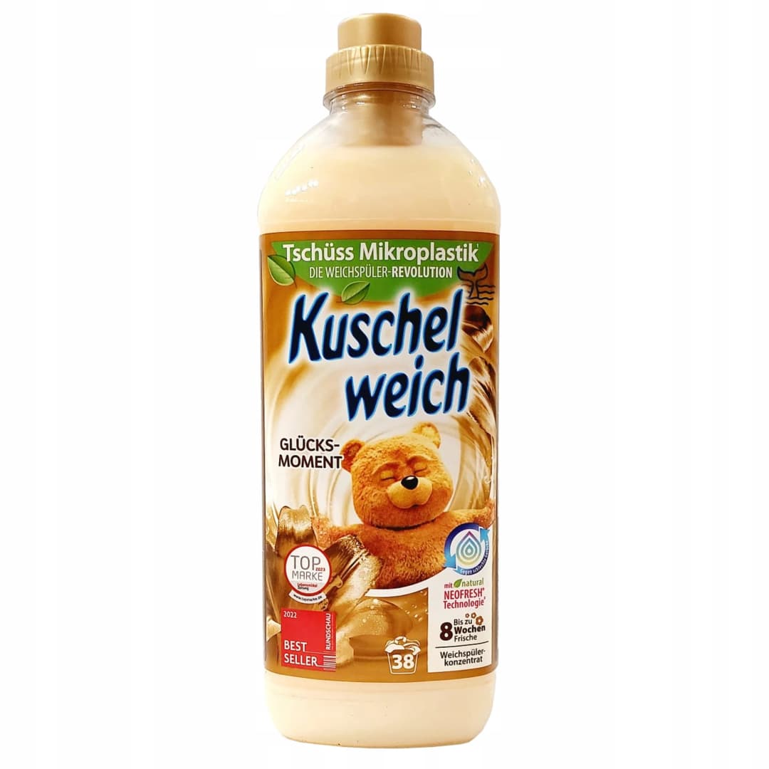 Kuschelweich koncentrovaná aviváž Glücksmoment, 1 l / 38 praní