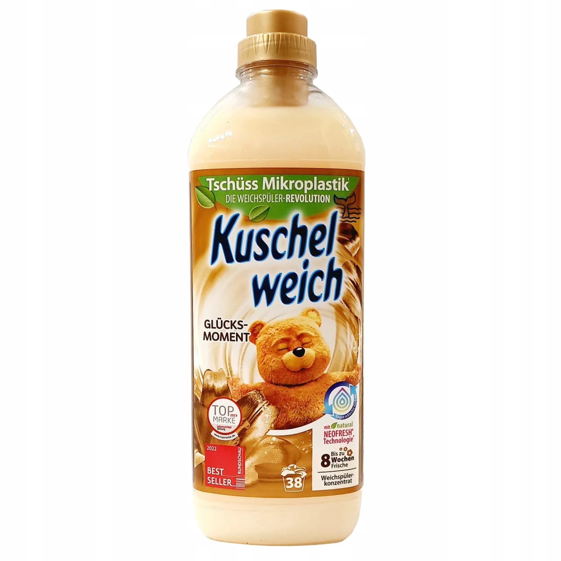 Kuschelweich koncentrovaná aviváž Glücksmoment, 1 l / 38 praní