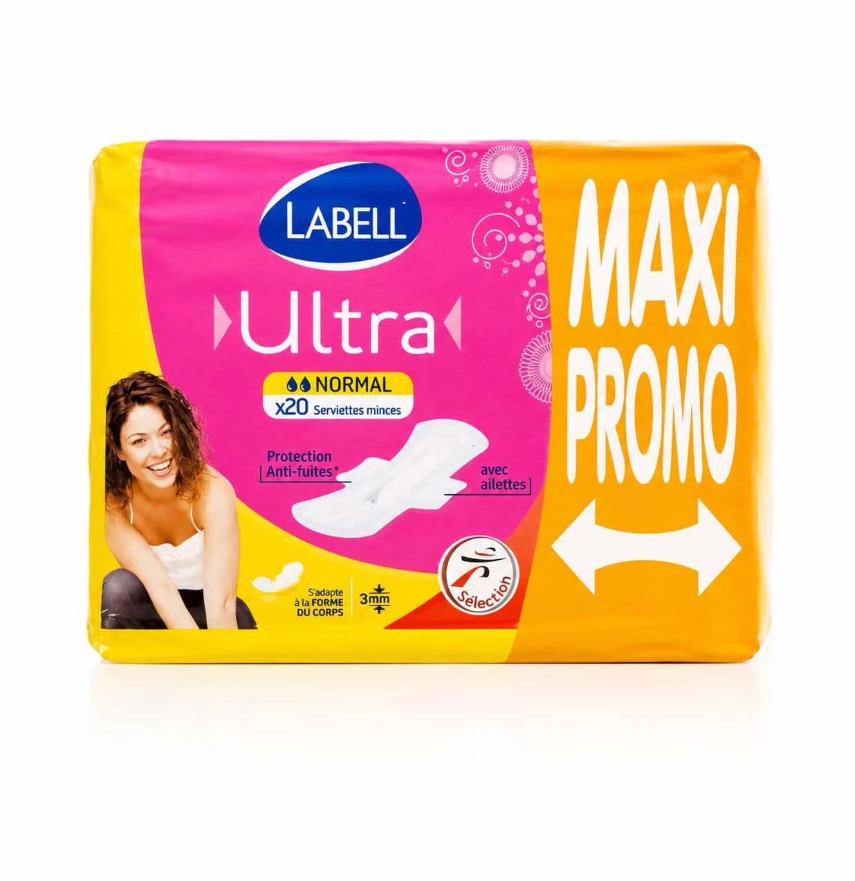 Hygienické vložky Labell Normal s křidélky, 20 ks