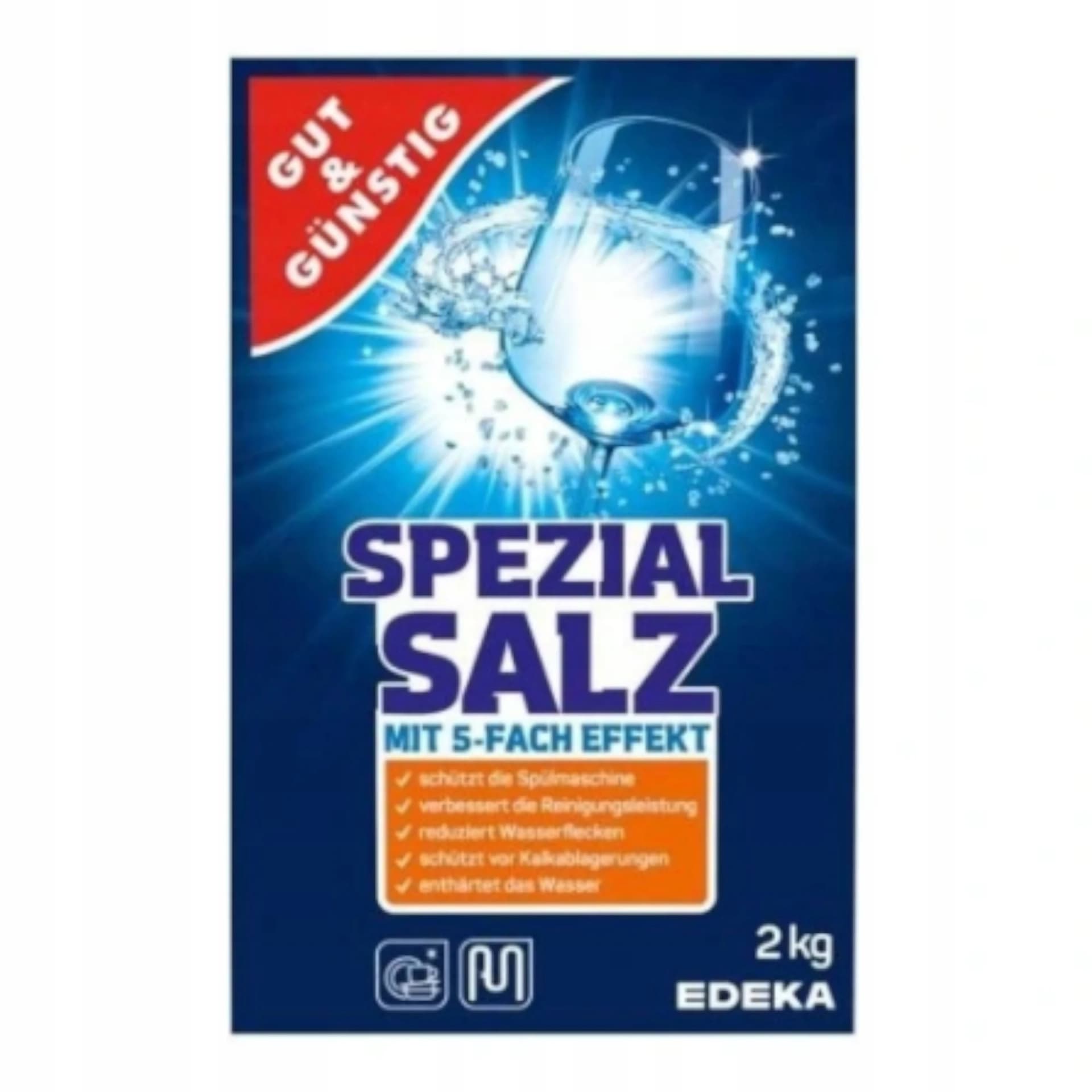 GUT&GÜNSTIG regenerační sůl do myčky, 2 kg