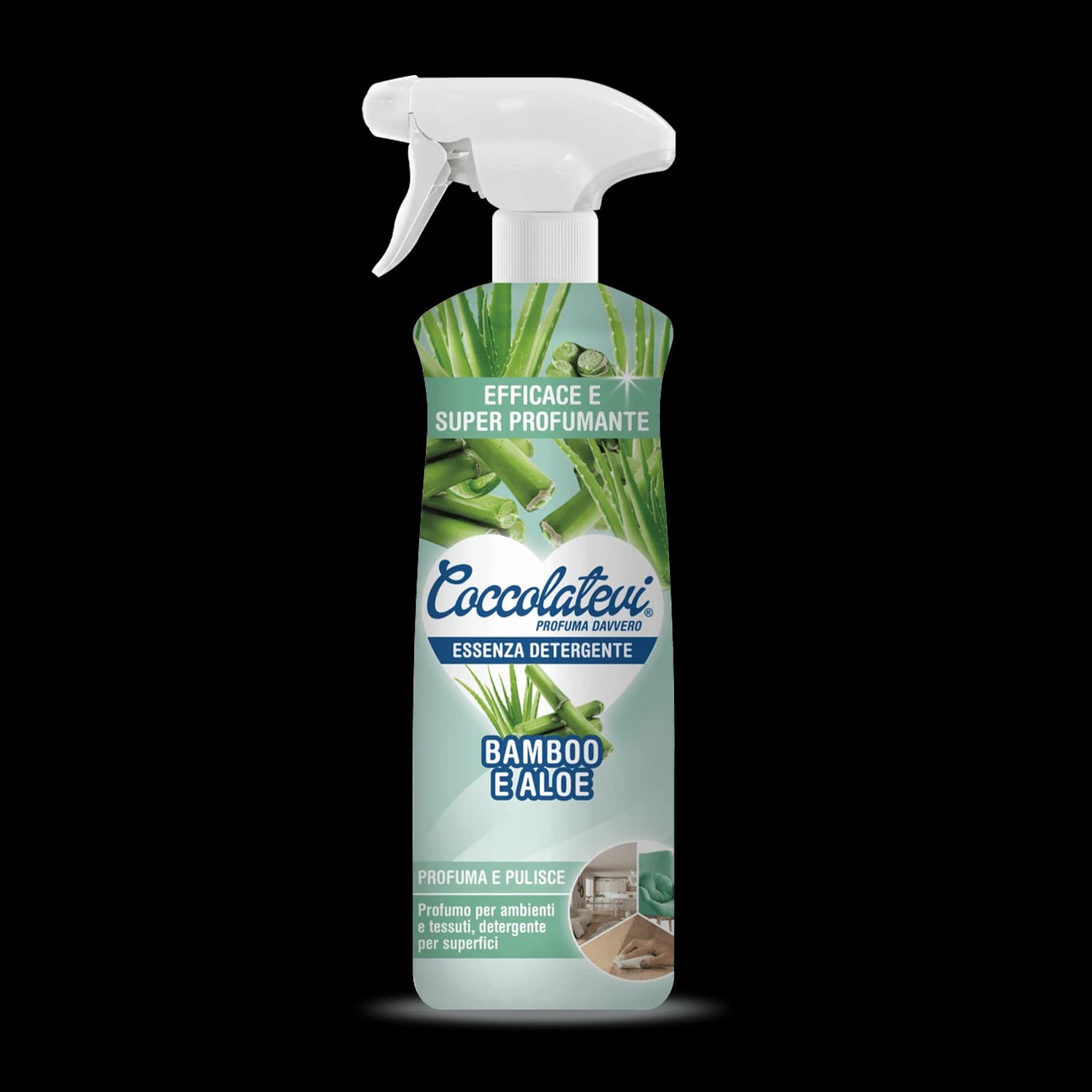 Coccolatevi Essenza univerzálne čistič Bambus a aloe, 750 ml