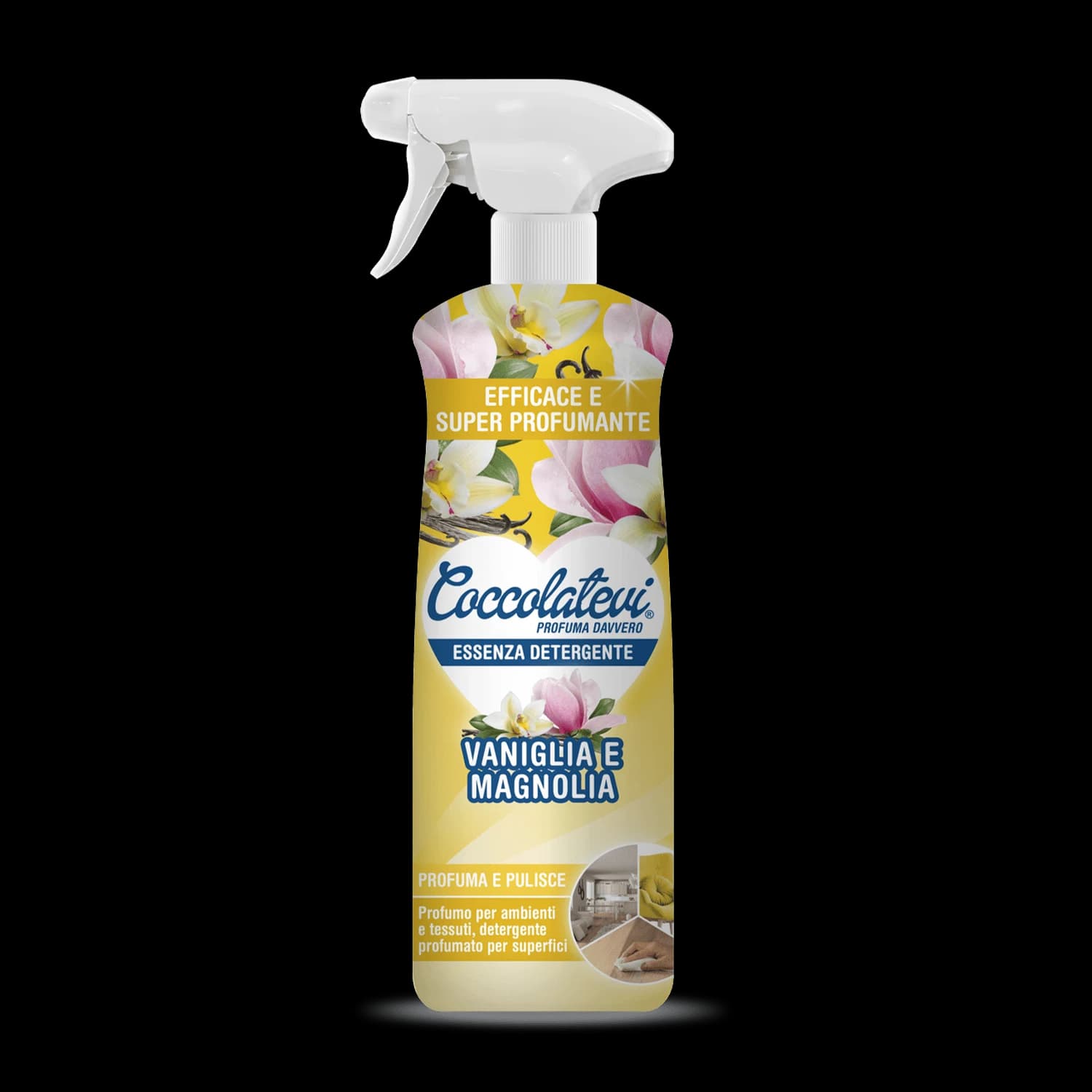 Coccolatevi Essenza univerzálne čistič Vanilka a magnolie, 750 ml