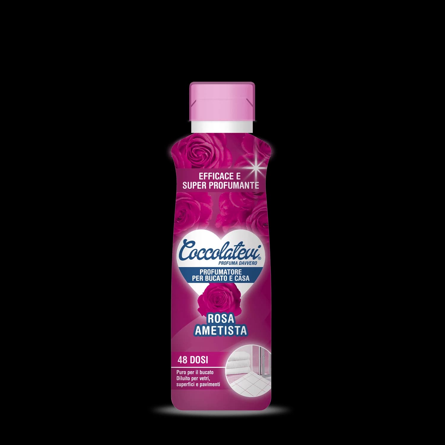 Coccolatevi parfém na praní a do domácnosti Rosa Ametista, 300 ml