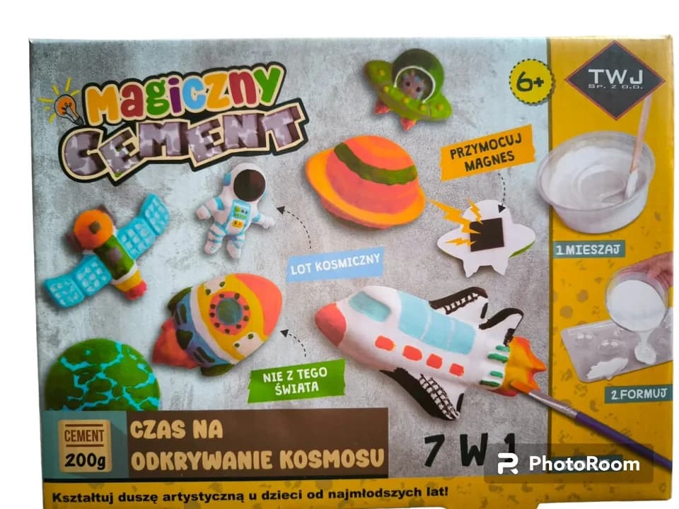 Kreativní sada Kouzelný cement, objevování vesmíru