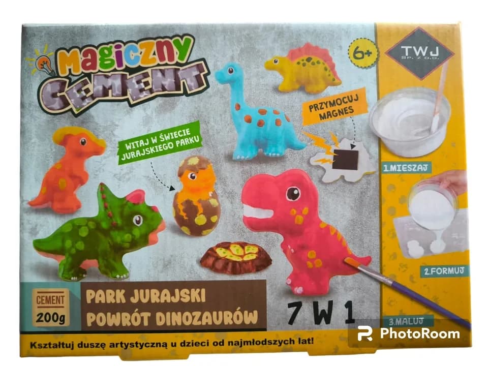 Kreativní sada Kouzelný cement, Jurský park