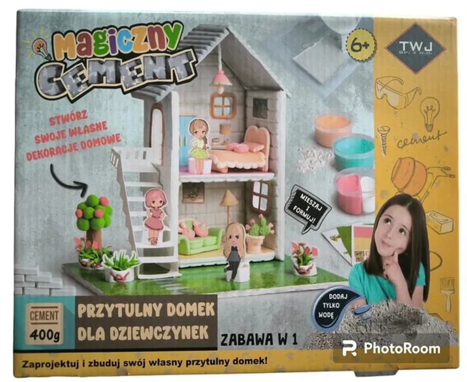 Kreativní sada Kouzelný cement, domeček