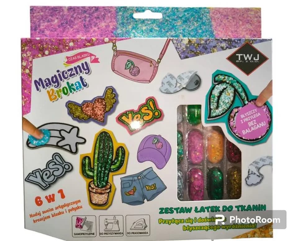 Kreativní sada Třpytivé nášivky na textil