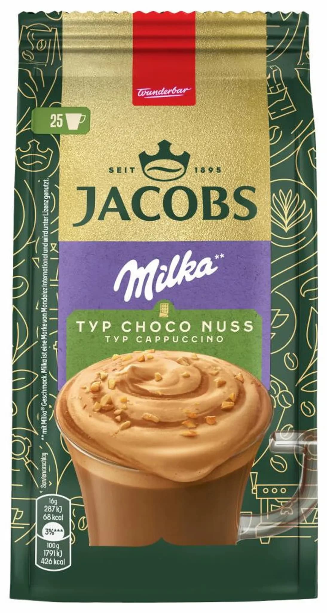 JACOBS DOUWE EGBERTS Jacobs Cappuccino Choco Nuss Milka 400 g