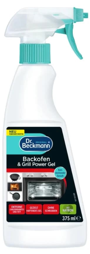 Dr. Beckmann čistič trouby a grilu Power-Gel, 375 ml